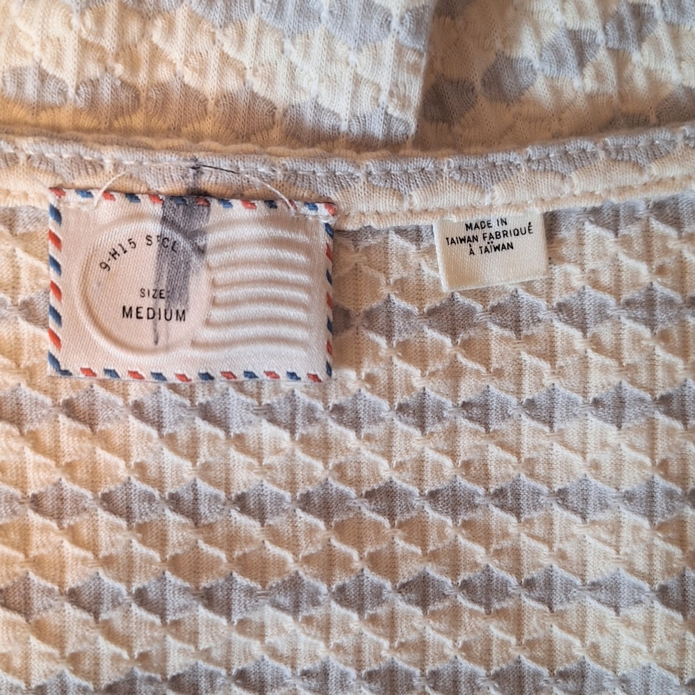Anthropologie postmark peplum stretchy top sz medium *C - Picture 3 of 7